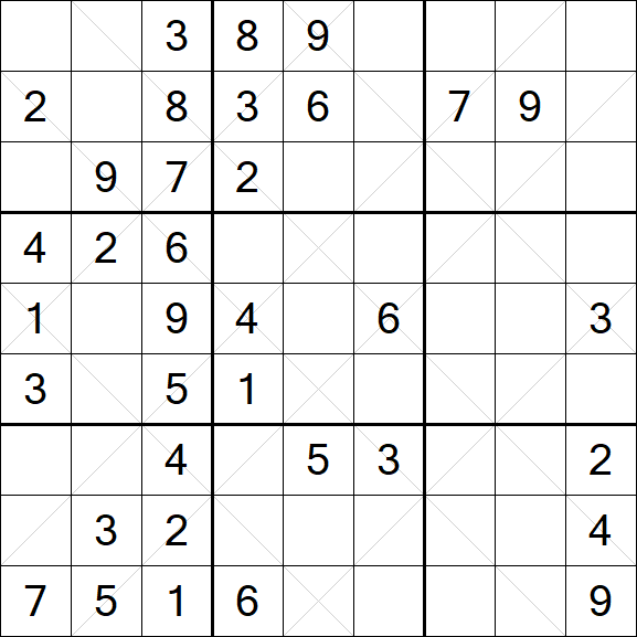 Argyle Sudoku - Mittel