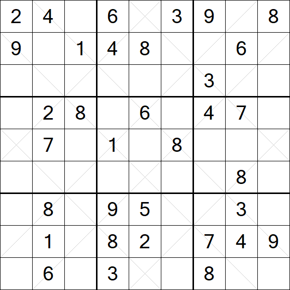 Argyle Sudoku - Mittel