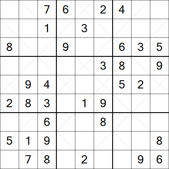 Argyle Sudoku - Mittel