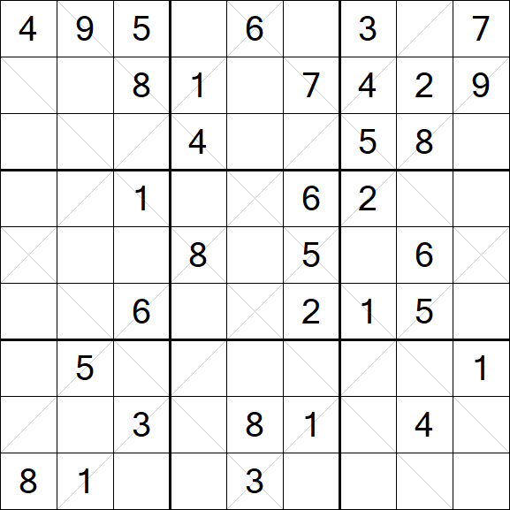 Argyle Sudoku - Mittel