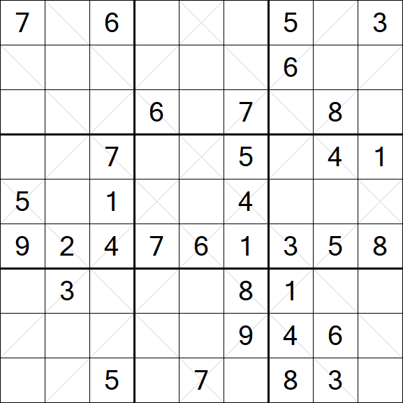 Argyle Sudoku - Mittel