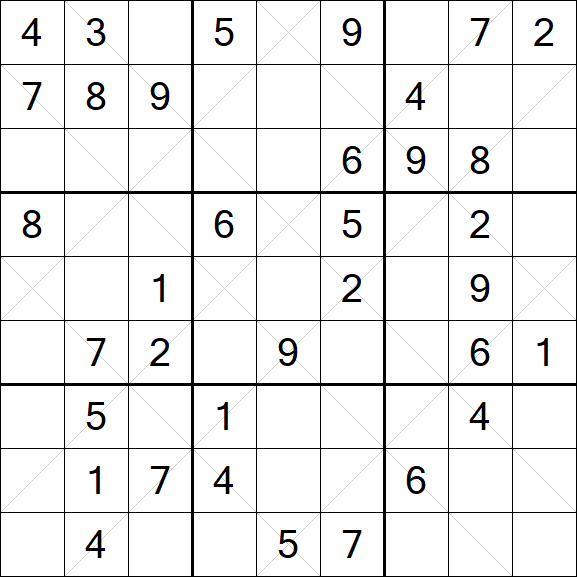 Argyle Sudoku - Mittel