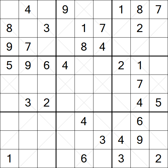 Argyle Sudoku - Mittel