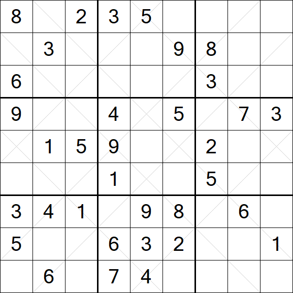 Argyle Sudoku - Mittel
