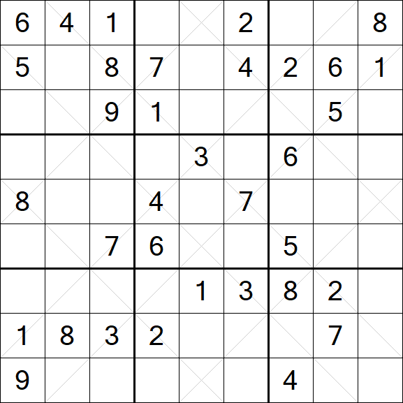 Argyle Sudoku - Mittel