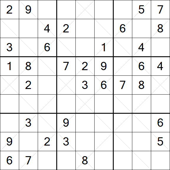 Argyle Sudoku - Mittel