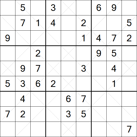 Argyle Sudoku - Mittel