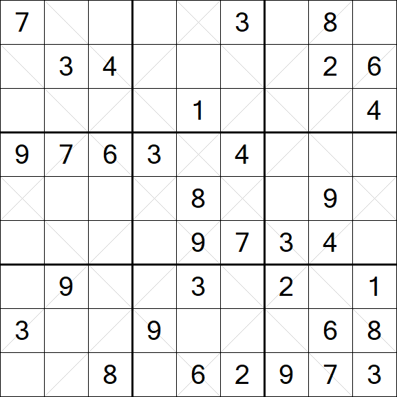 Argyle Sudoku - Mittel