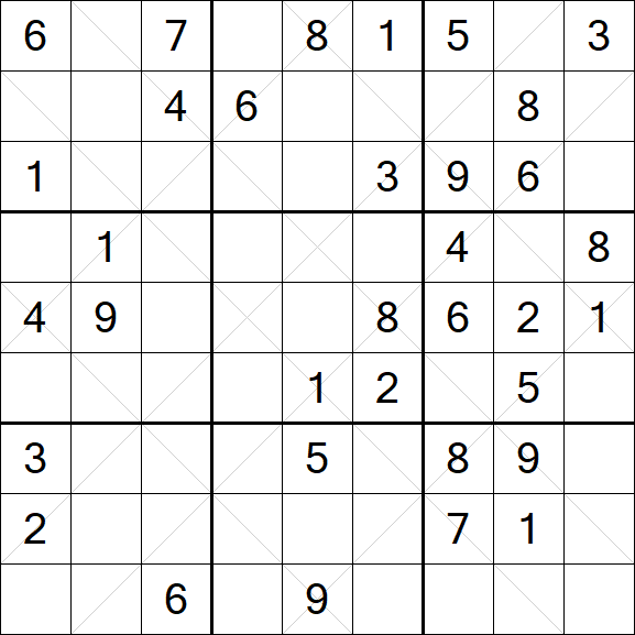 Argyle Sudoku - Mittel