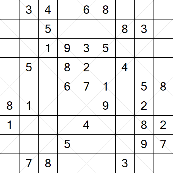 Argyle Sudoku - Mittel