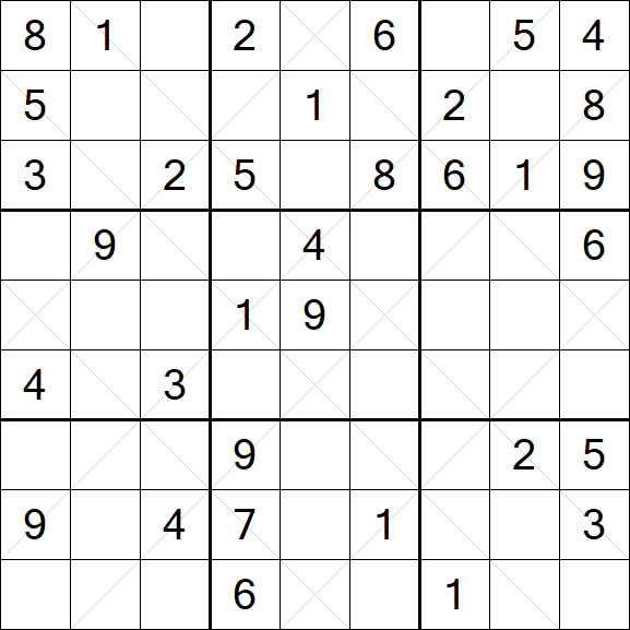 Argyle Sudoku - Mittel