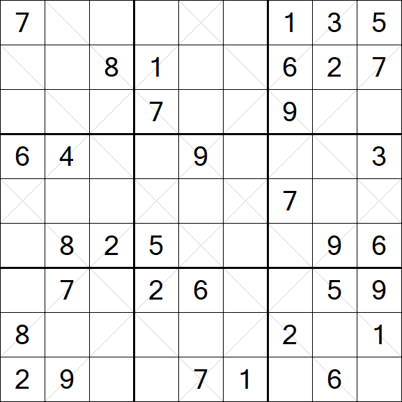 Argyle Sudoku - Mittel