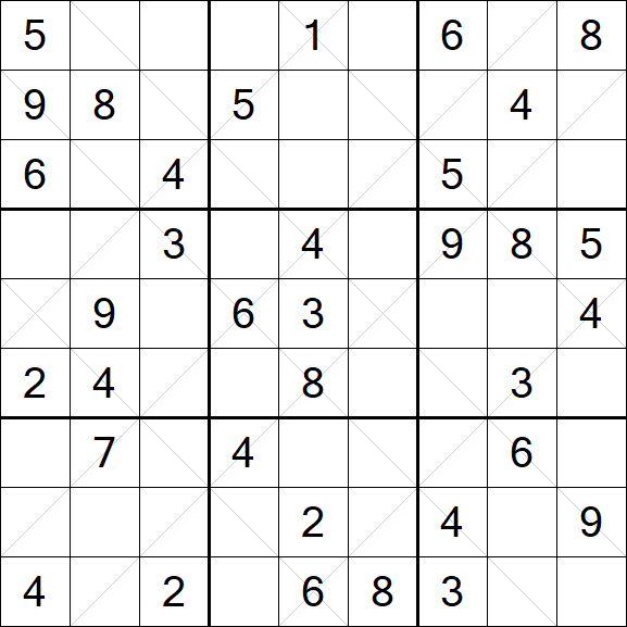 Argyle Sudoku - Mittel