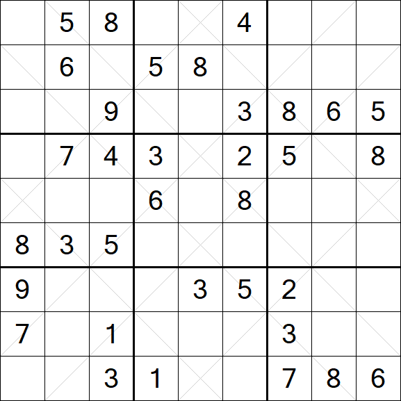 Argyle Sudoku - Mittel