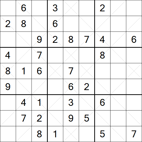 Argyle Sudoku - Mittel