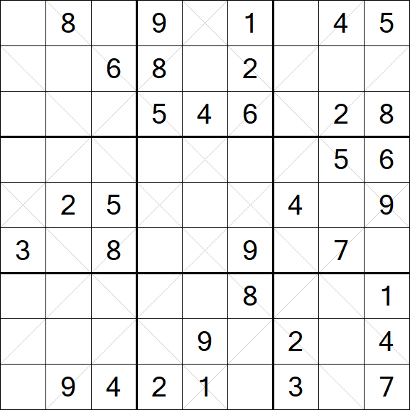 Argyle Sudoku - Mittel