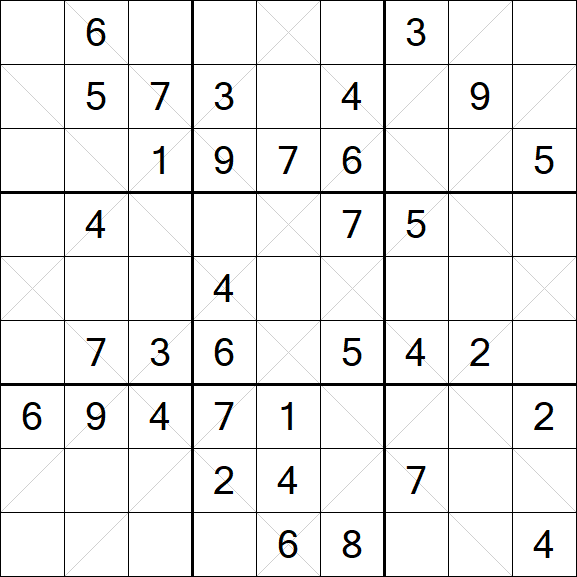 Argyle Sudoku - Mittel