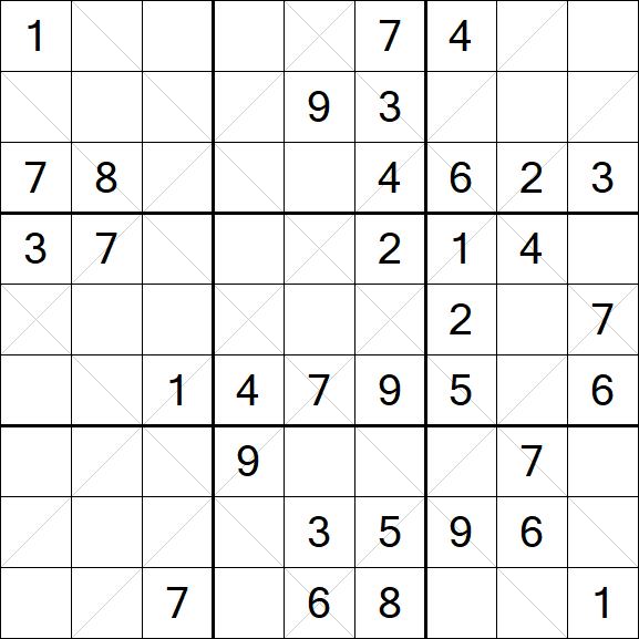 Argyle Sudoku - Mittel
