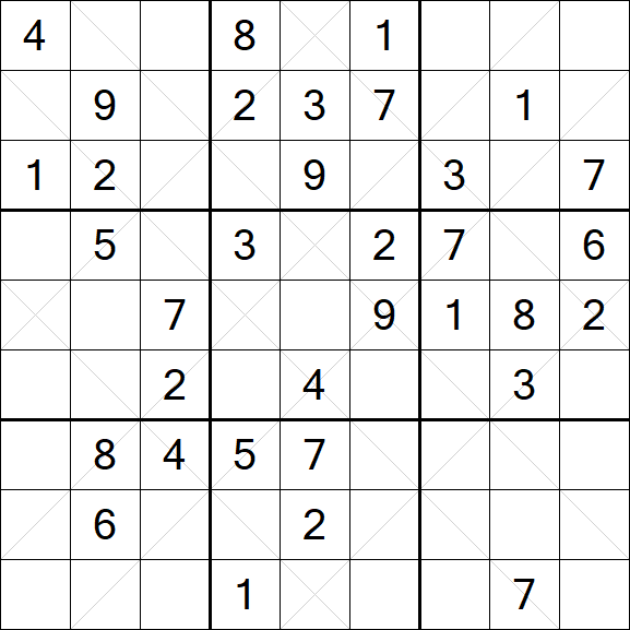 Argyle Sudoku - Mittel