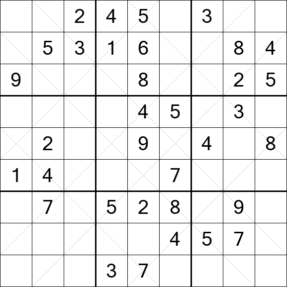 Argyle Sudoku - Mittel