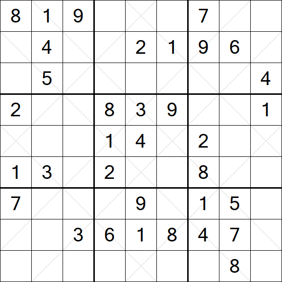 Argyle Sudoku - Mittel