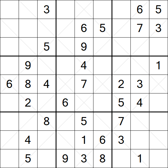 Argyle Sudoku - Mittel