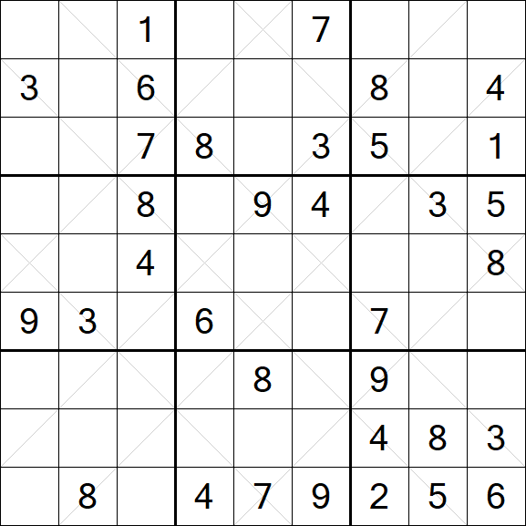 Argyle Sudoku - Mittel