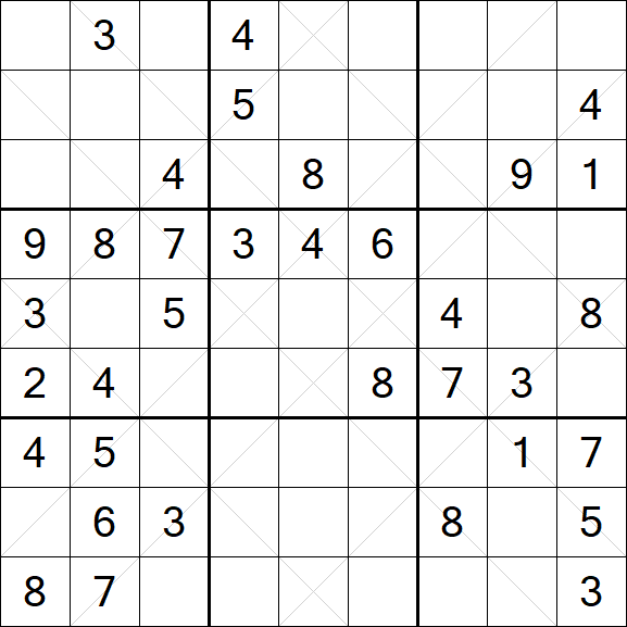 Argyle Sudoku - Medium