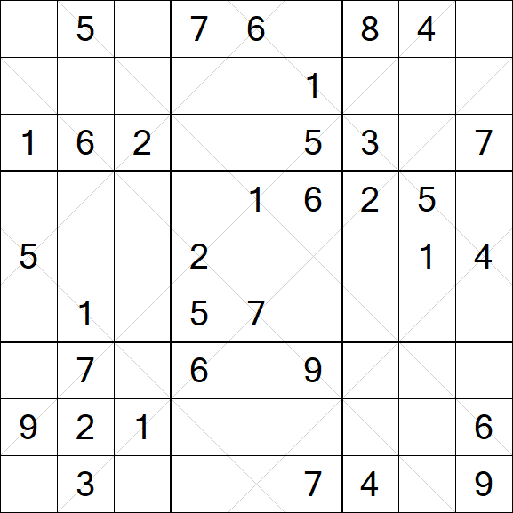 Argyle Sudoku - Medium