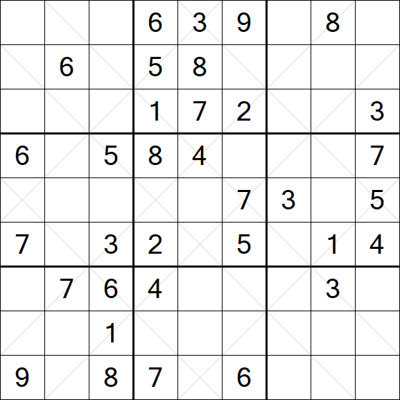 Argyle Sudoku - Mittel