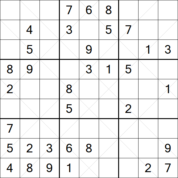 Argyle Sudoku - Moyen