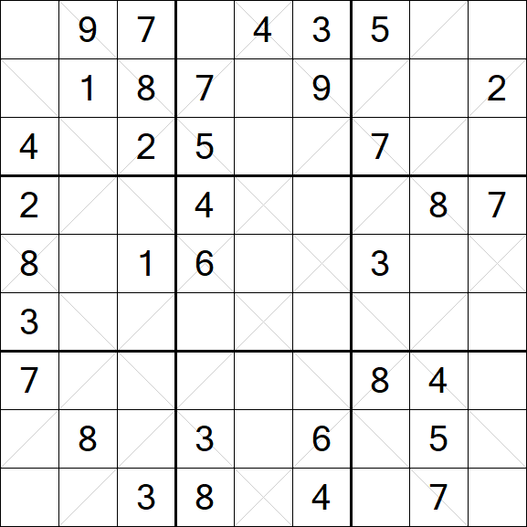 Argyle Sudoku - Mittel