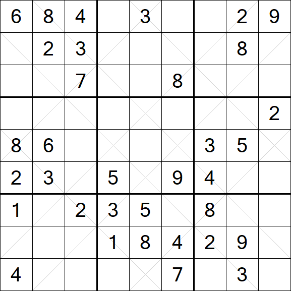 Argyle Sudoku - Mittel