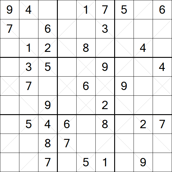 Argyle Sudoku - Mittel