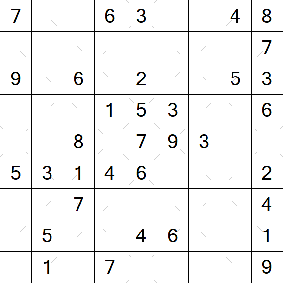Argyle Sudoku - Mittel