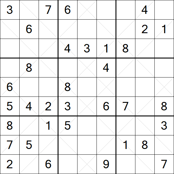 Argyle Sudoku - Mittel