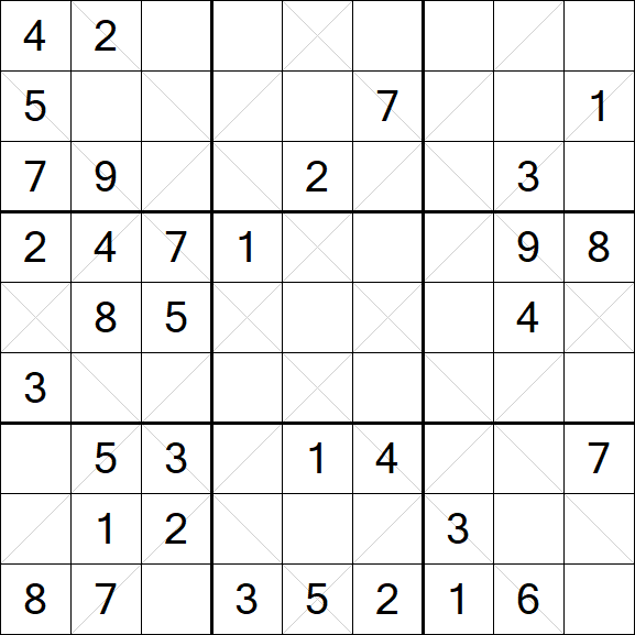 Argyle Sudoku - Mittel