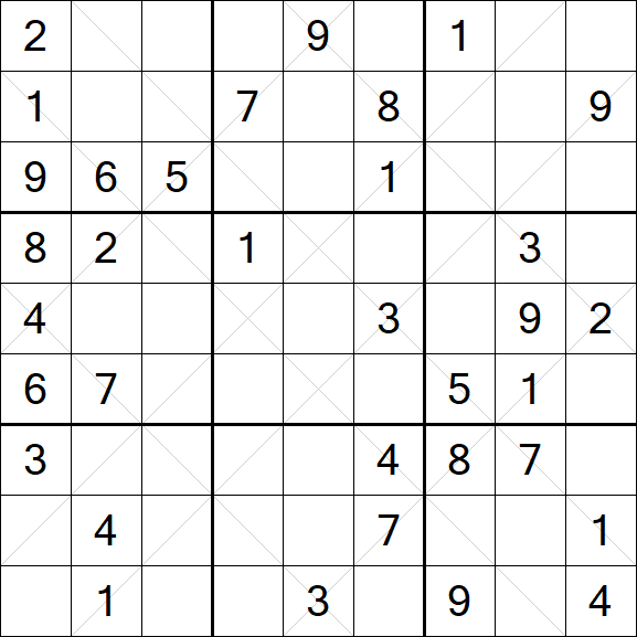 Argyle Sudoku - Mittel