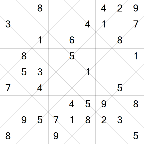 Argyle Sudoku - Mittel