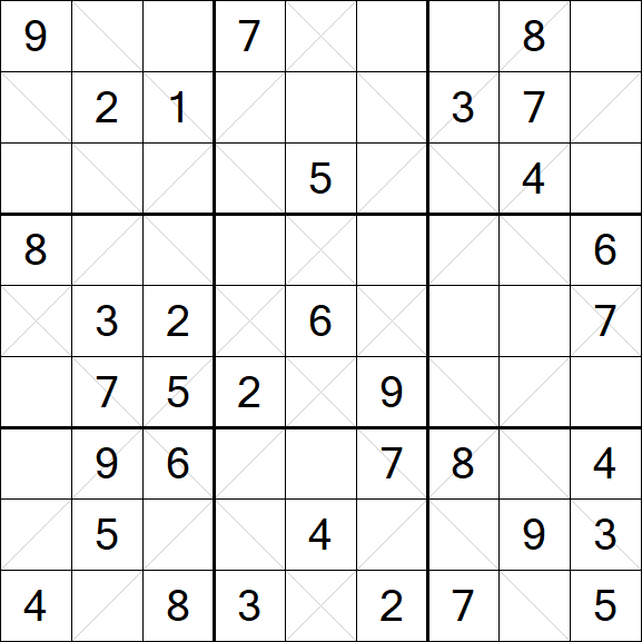 Argyle Sudoku - Mittel