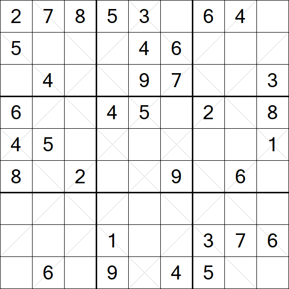 Argyle Sudoku - Mittel