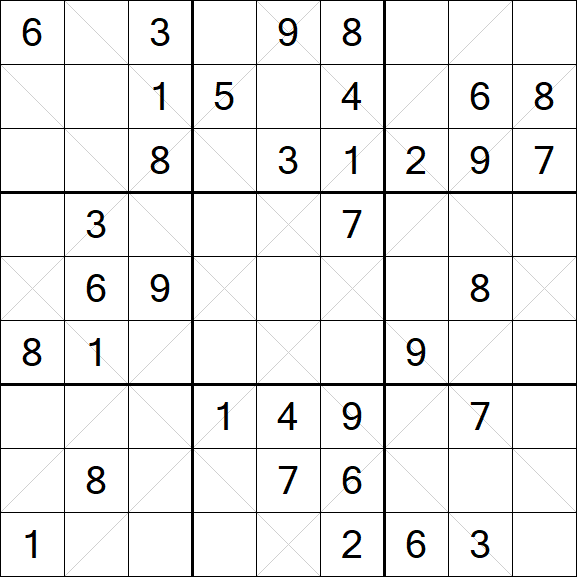 Argyle Sudoku - Mittel