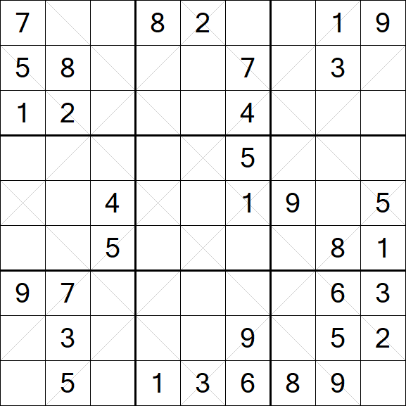 Argyle Sudoku - Mittel