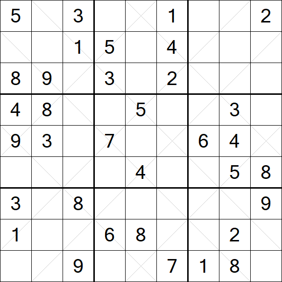 Argyle Sudoku - Mittel