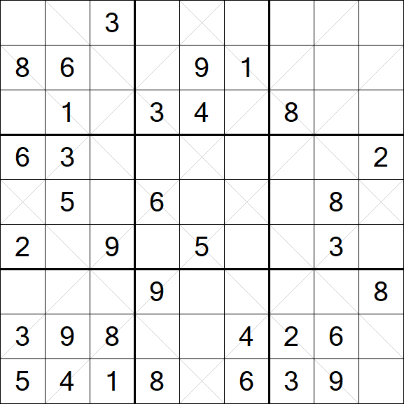 Argyle Sudoku - Mittel