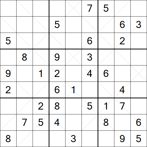Argyle Sudoku - Medium