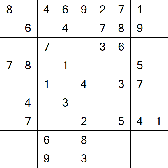Argyle Sudoku - Mittel