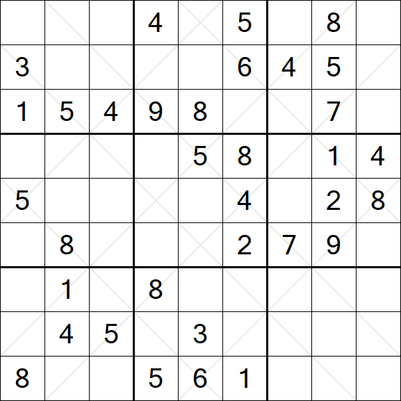 Argyle Sudoku - Mittel