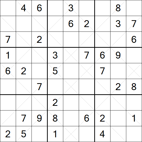 Argyle Sudoku - Mittel