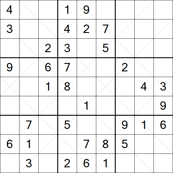 Argyle Sudoku - Moyen